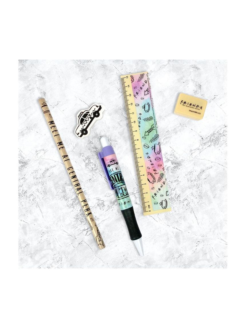 σχολικό σετ friends stationery paper pouch – tie dye - BLUE SKY