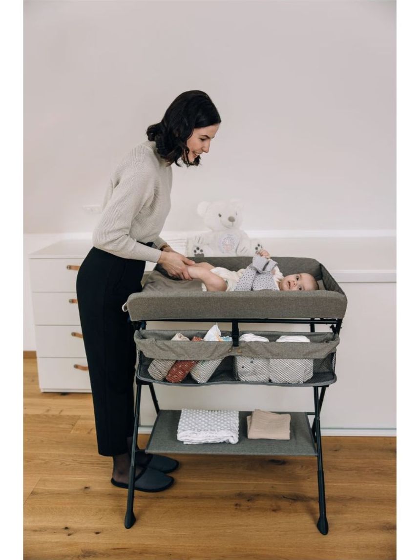 Freeon πτυσσόμενη μεταλλική αλλαξιέρα lia grey, 82092 - Freeon