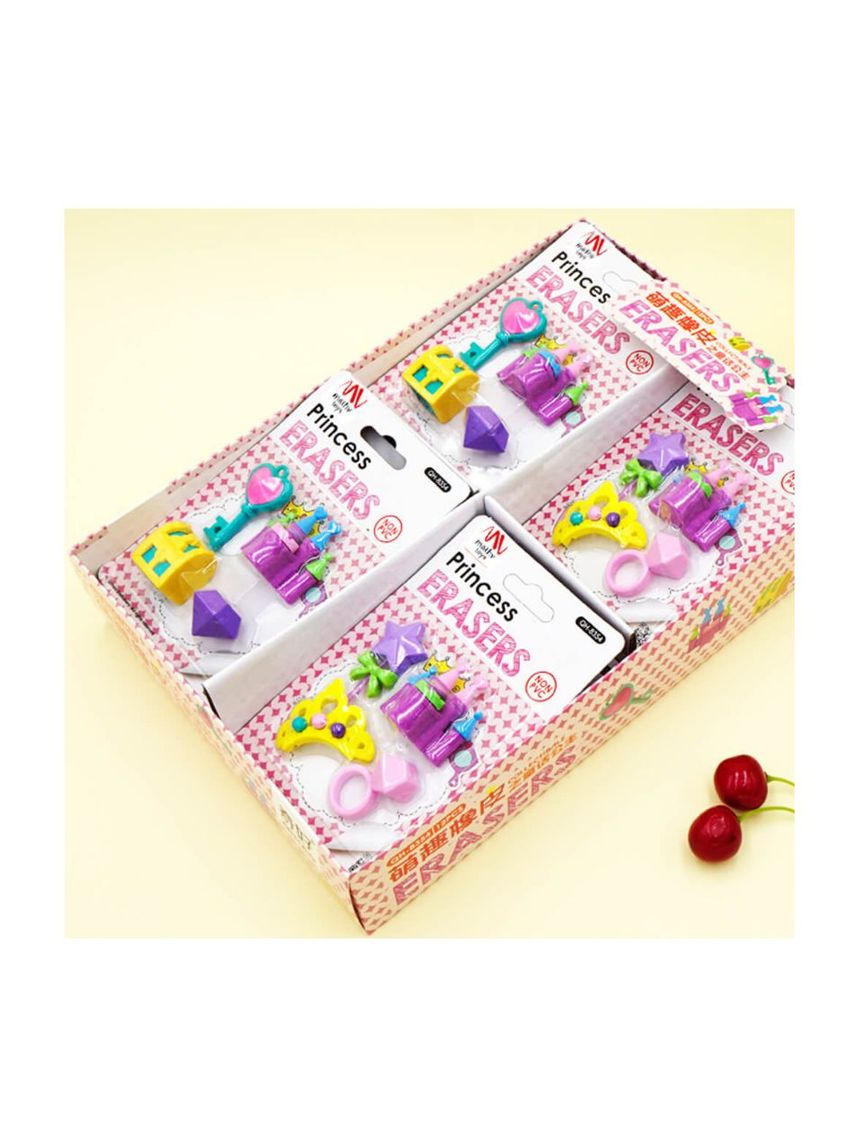 Fancy eraser set: princess σε 2 σχέδια - LITTLE TREE
