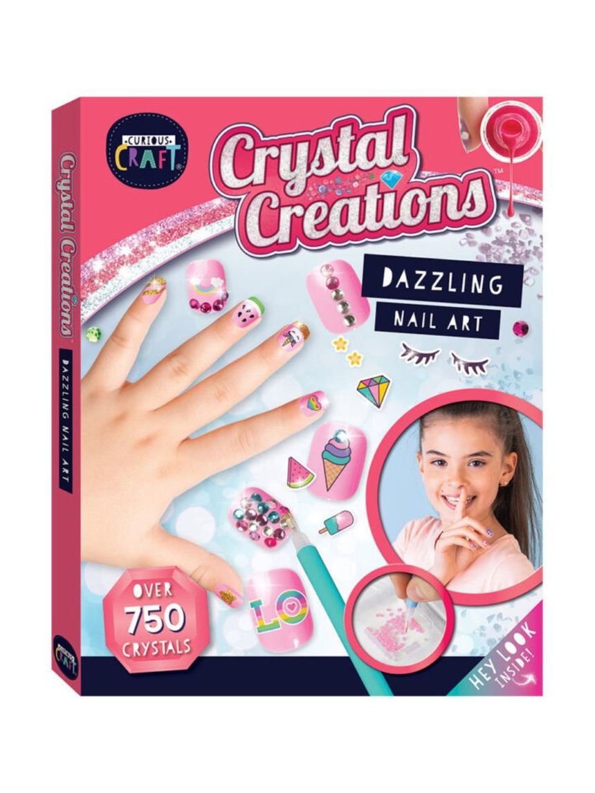 Curious craft crystal creations: dazzling nail art - HINKLER