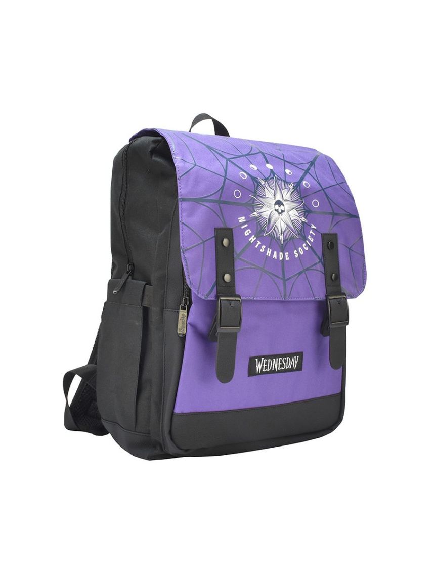 σχολική τσάντα wednesday backpack – premium – night shade - BLUE SKY