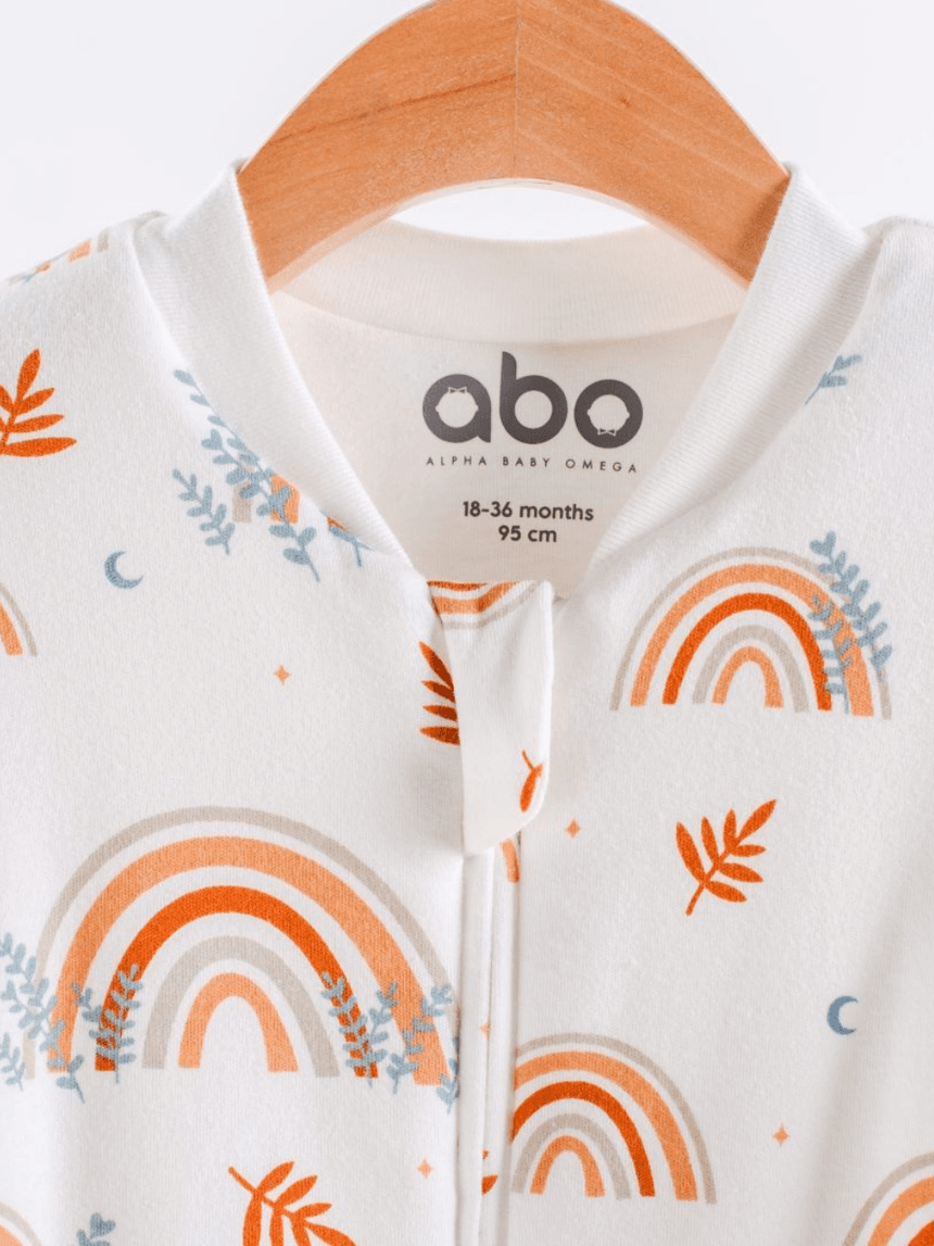 Abo χειμερινός υπνόσακος classic rainbow & leaves 2.5 tog 311012 - ABO