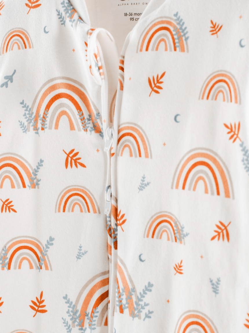 Abo χειμερινός υπνόσακος classic rainbow & leaves 2.5 tog 311012 - ABO