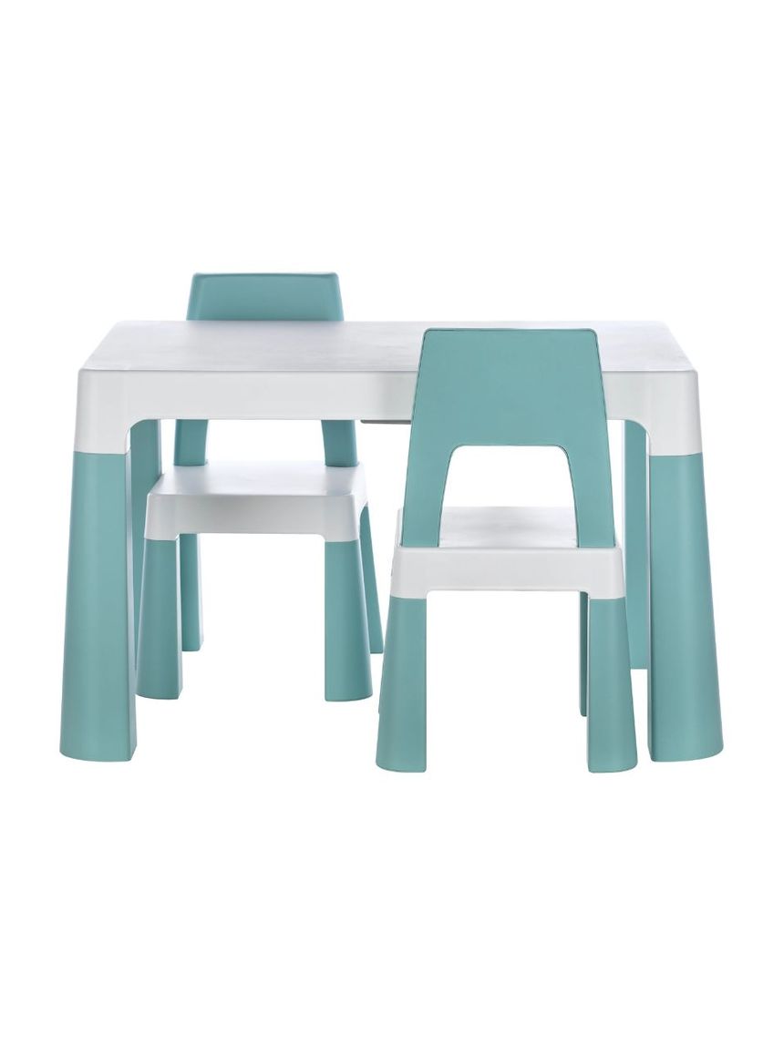 Freeon παιδικό τραπεζάκι με 2 καρέκλες neo white/mint, 46637 - Freeon