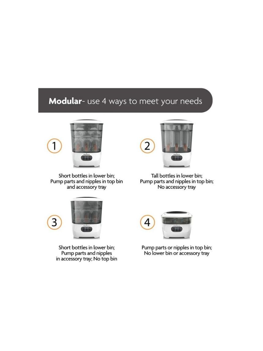 Baby brezza one step sterilizer dryer advanced αποστειρωτής / στεγνωτήριο brz0069 - Babybrezza
