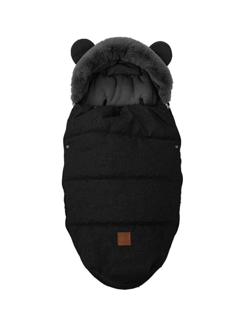 Bebe stars ποδόσακος luxury velour grey, 507-188 - Bebe Stars