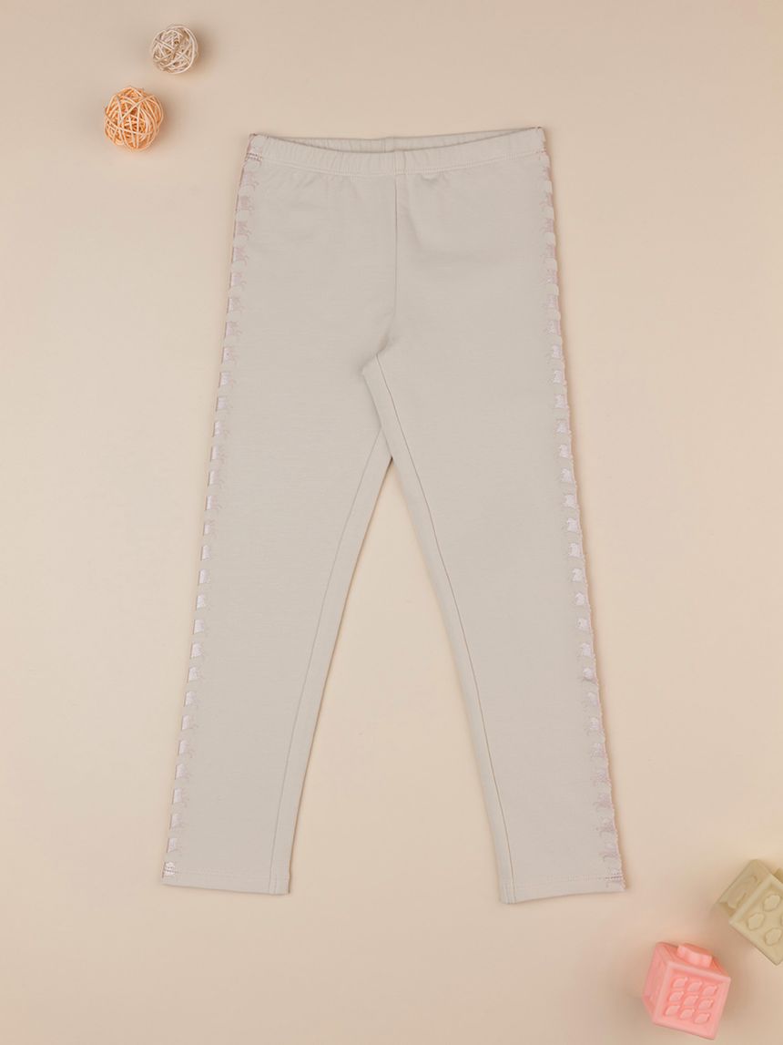 παιδικό κολάν μπεζ unicorn για κορίτσι - Prénatal