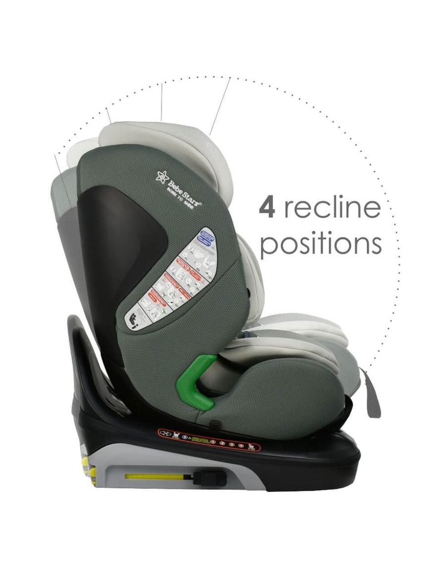 Bebe stars κάθισμα αυτοκινήτου nobile i-size 360° (40-150cm) olive 924-176 - Bebe Stars