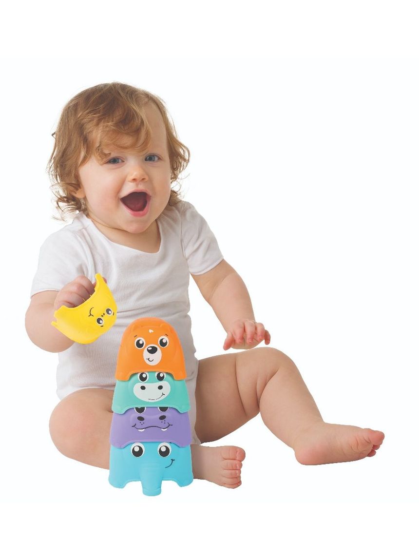 Playgro playgro παιχνίδι στοίβαξης learn stacks of animals sort and nest cups - Playgro