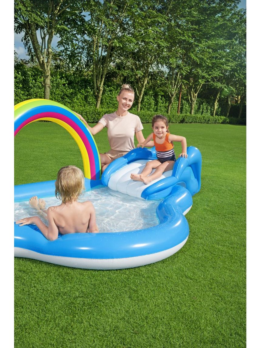 Bestway φουσκωτή πισίνα rainbow 'n shine 257x145x91cm - Bestway