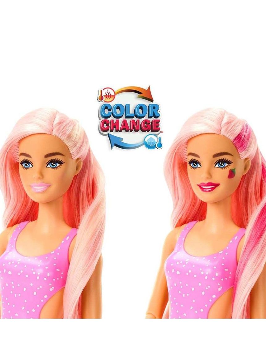 Mattel barbie κούκλα pop reveal φράουλα/λεμόνι με 8 εκπλήξεις hnw41 - BARBIE