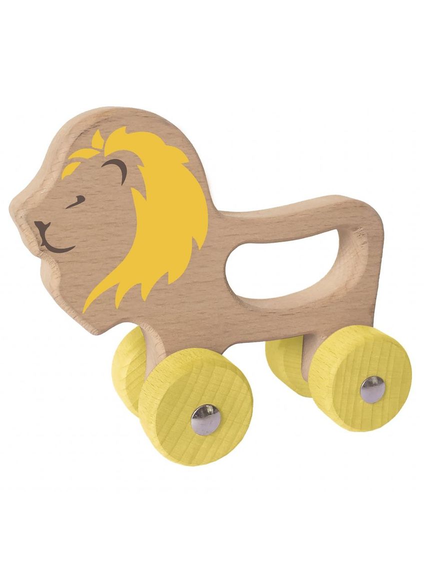 Wood’ n play ξύλινα ζωάκια με ρόδες (διάφορα σχέδια) - Wood'N Play