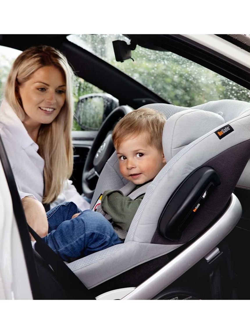 Besafe αντεστραμμένο κάθισμα αυτοκινήτου stretch b i-size (40-125cm) metallic melange 11025670.mem - Be Safe