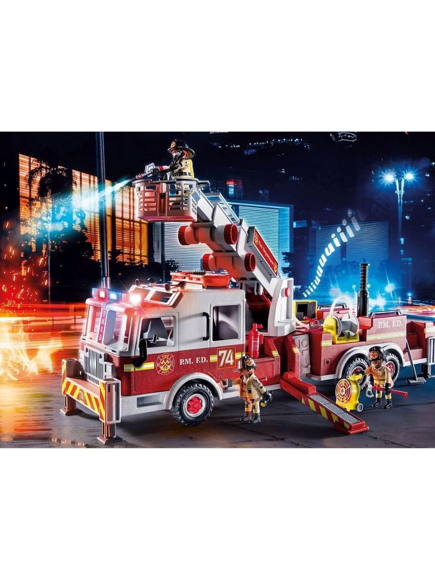 Playmobil city action us tower ladder: πυροσβεστικό όχημα 70935 - PLAYMOBIL : US RESCUE