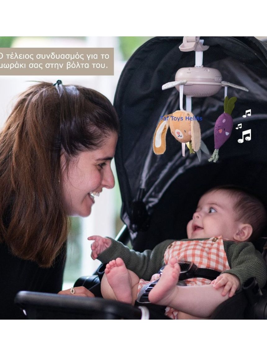 Taf toys μουσικό περιστρεφόμενο mobile garden take along t-13275 - Taf-toys