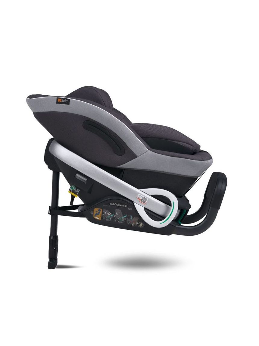 Besafe αντεστραμμένο κάθισμα αυτοκινήτου stretch b i-size (40-125cm) metallic melange 11025670.mem - Be Safe