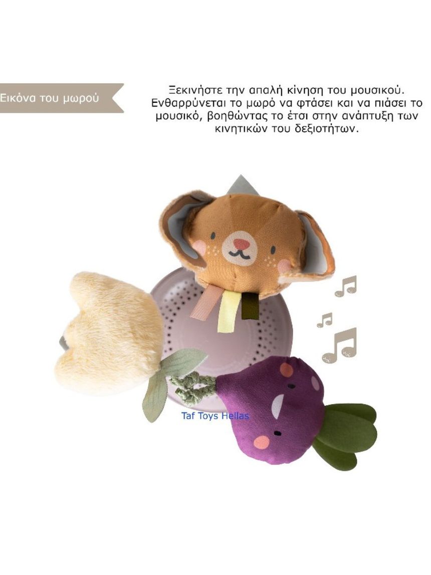 Taf toys μουσικό περιστρεφόμενο mobile garden take along t-13275 - Taf-toys