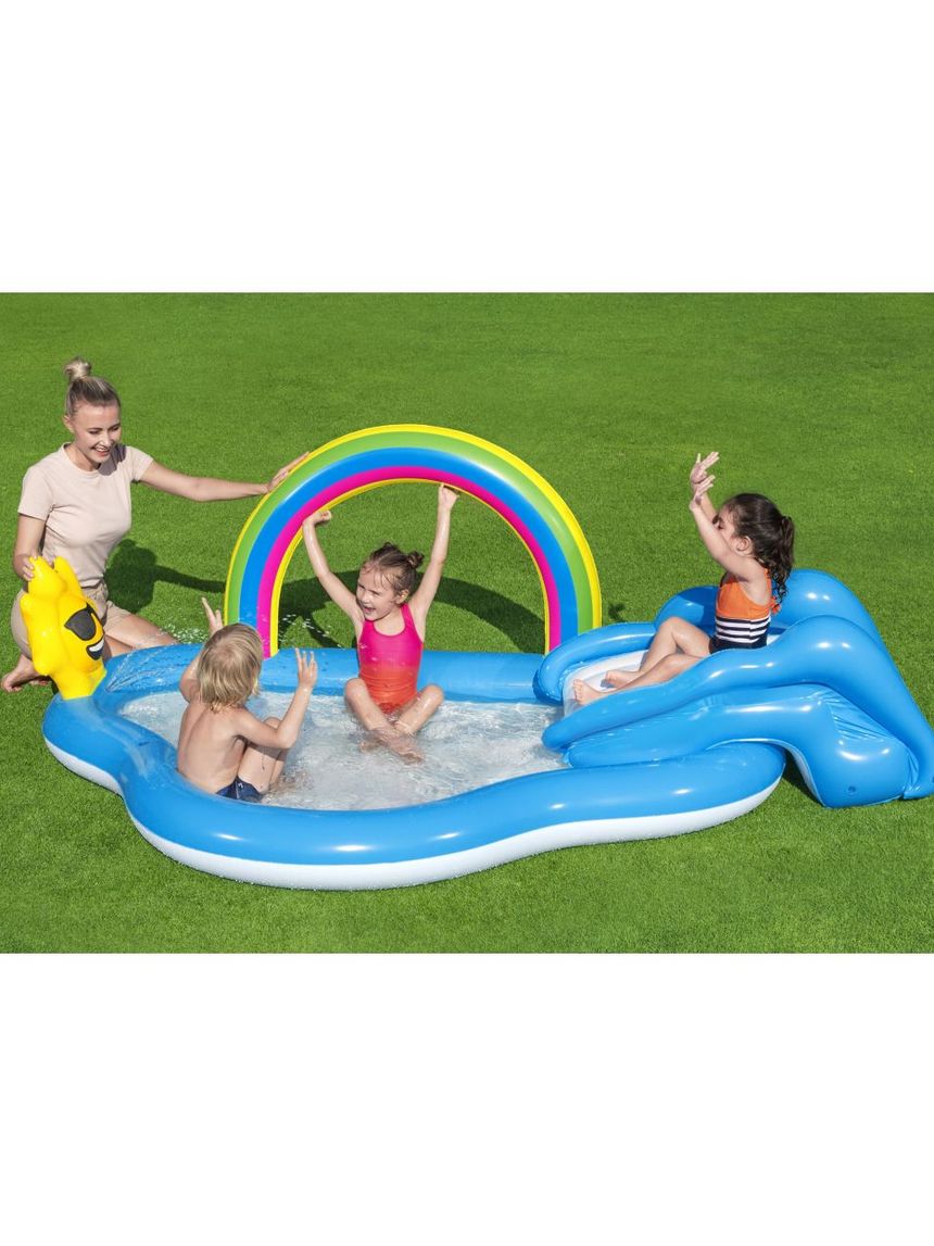 Bestway φουσκωτή πισίνα rainbow 'n shine 257x145x91cm - Bestway