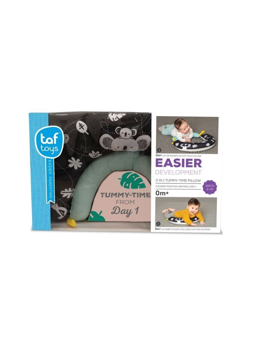 Taf toys μαξιλαράκι δραστηριοτήτων 2 in 1 tummy time pillow t-12475 - Taf-toys