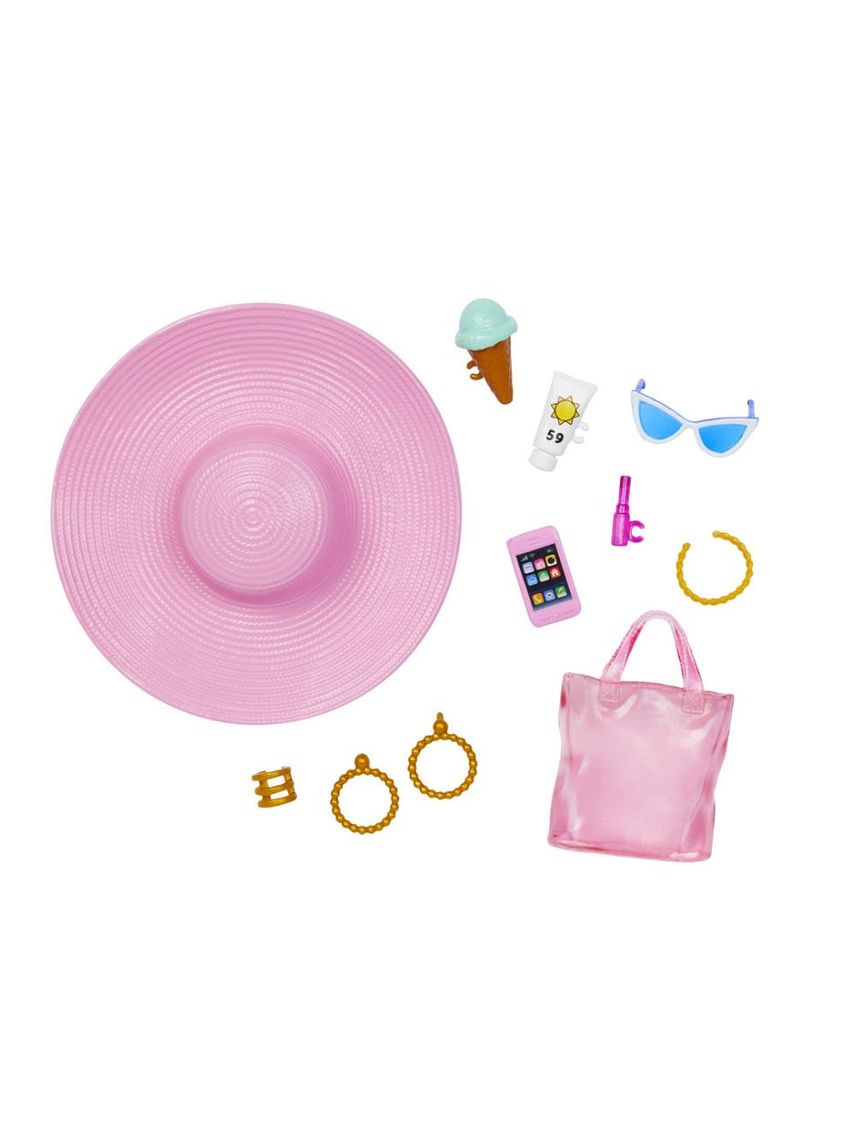 Mattel barbie beach glam με αξεσουάρ hpl73 - Barbie