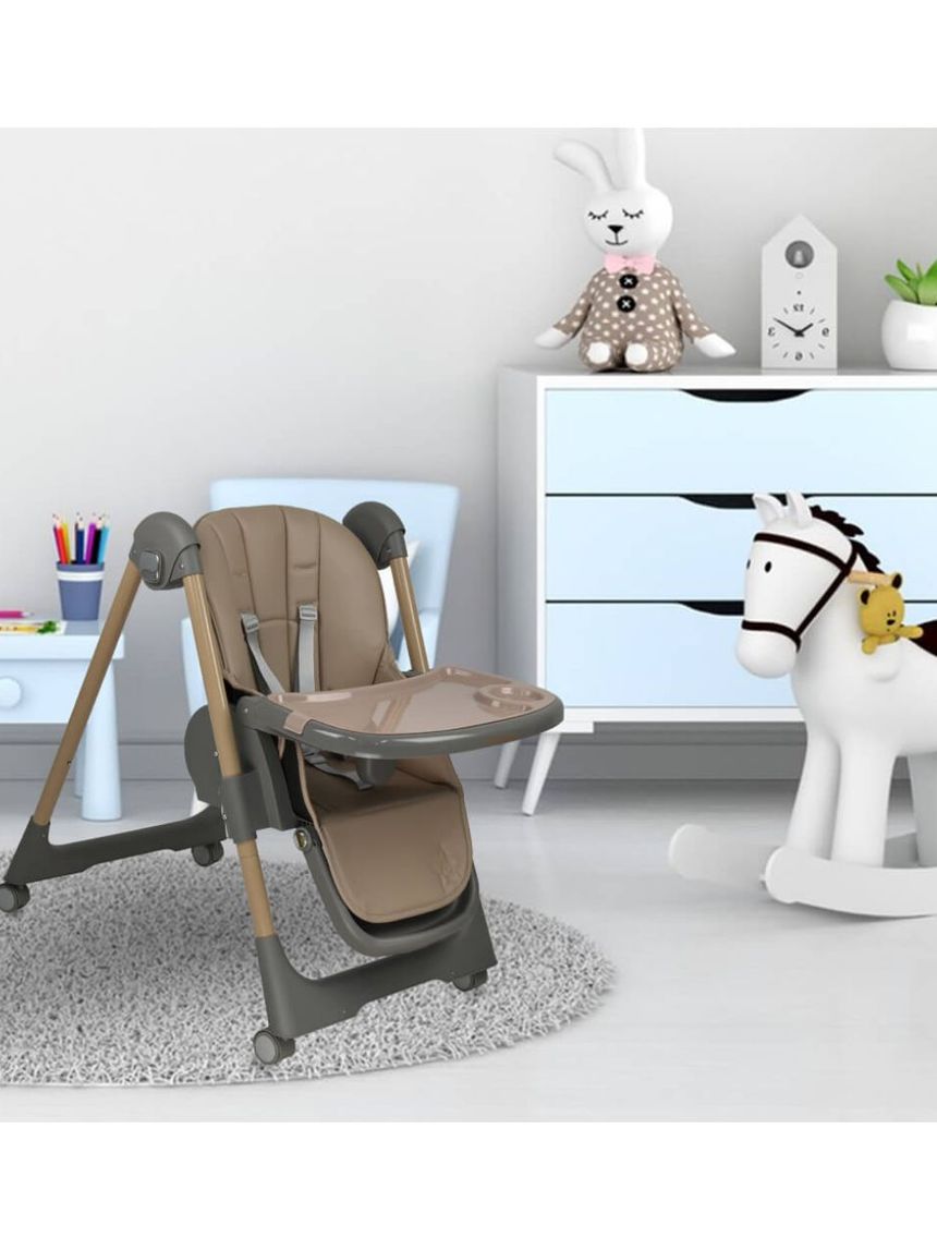 Bebe stars καρέκλα φαγητού milk beige 866-182 - Bebe Stars