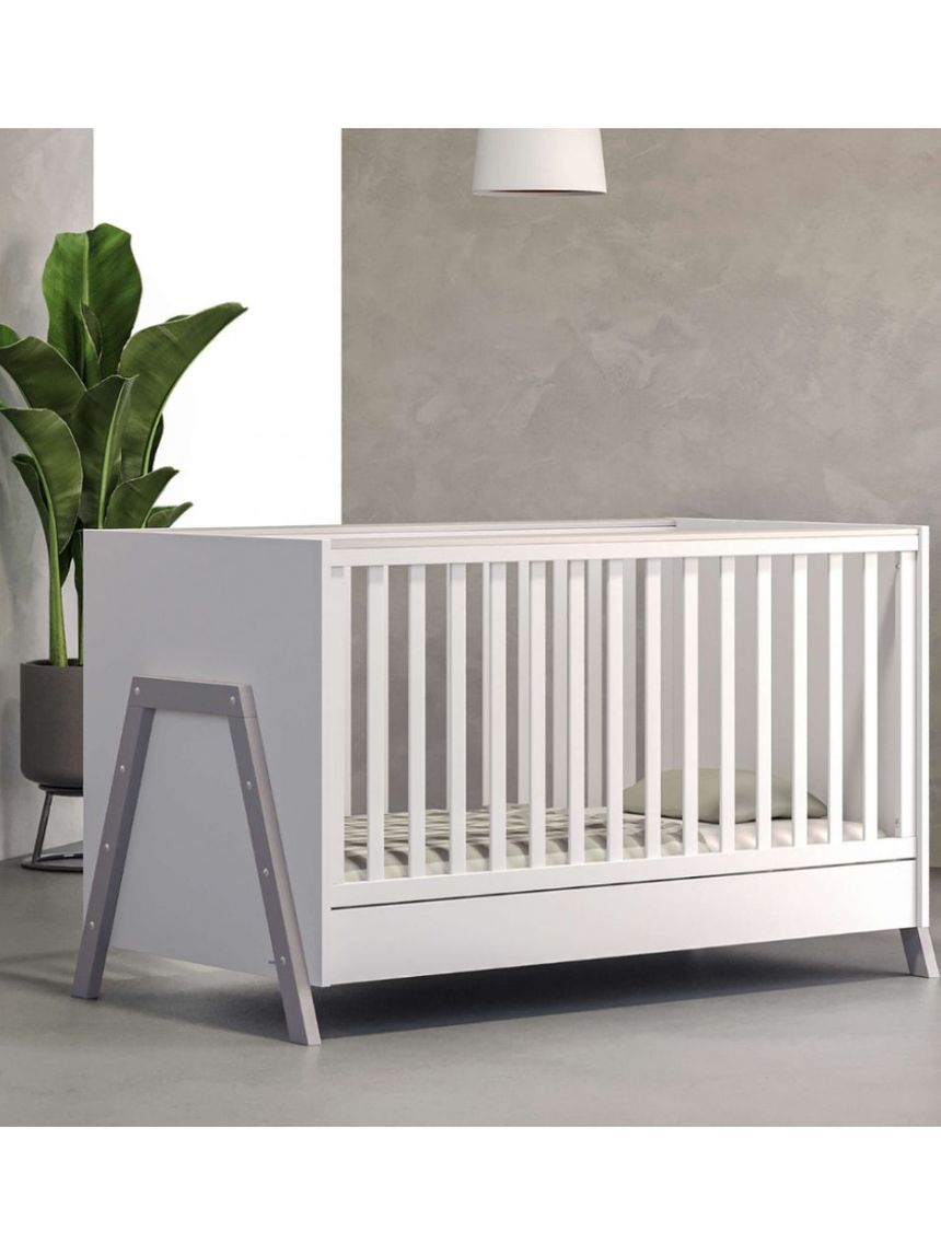 Casababy βρεφικό κρεβάτι μετατρεπόμενο σε προεφηβικό oslo grey 590325 - CASABABY