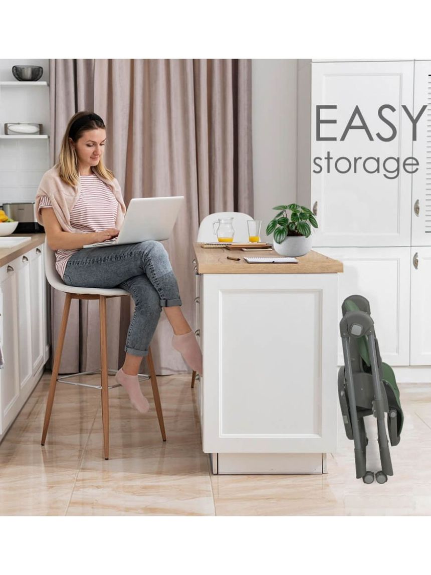 Bebe stars καρέκλα φαγητού milk mint 866-174 - Bebe Stars