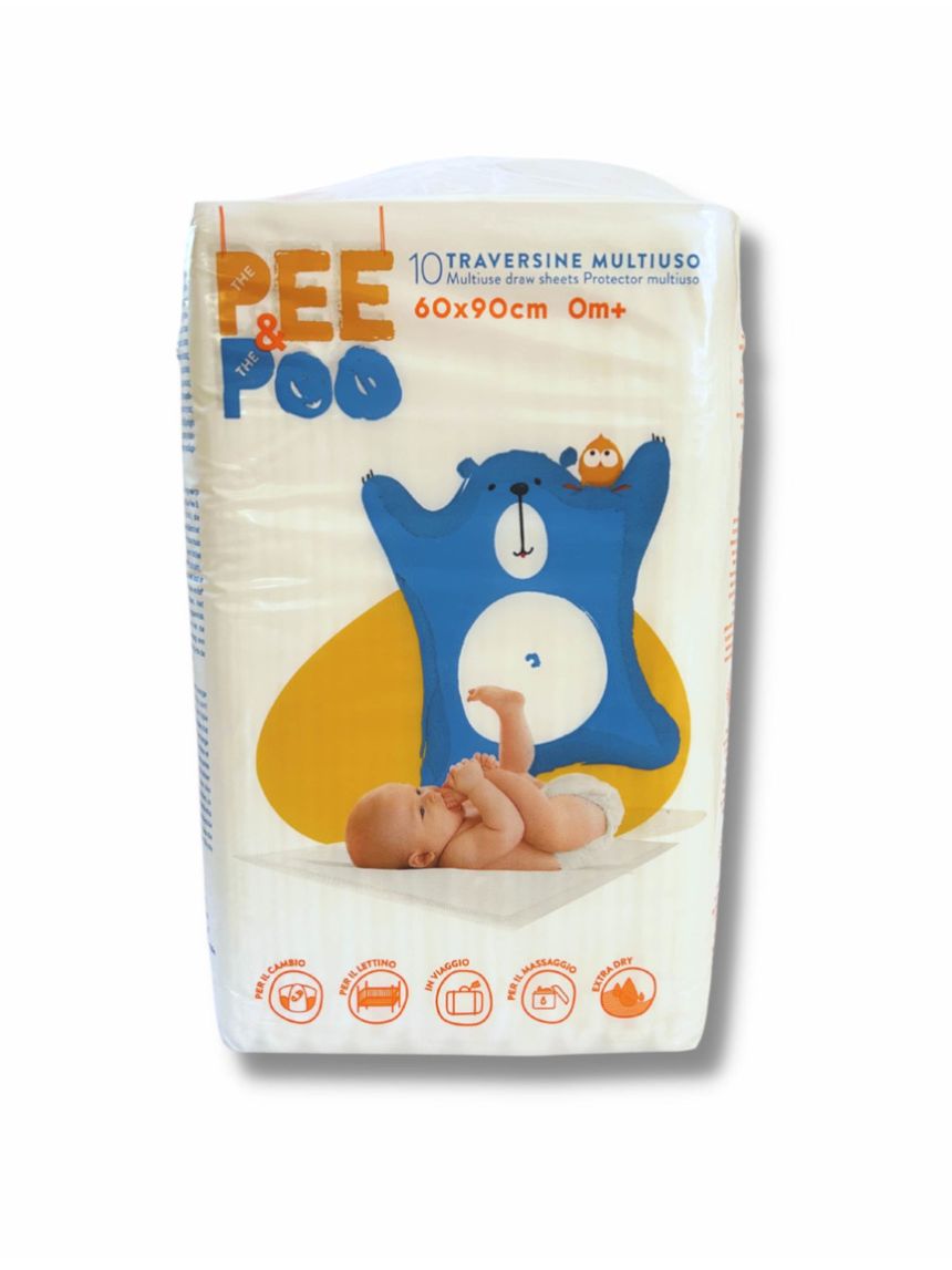 Pee&poo υποσέντονα 60x90εκ 10τμχ - The Pee & The Poo
