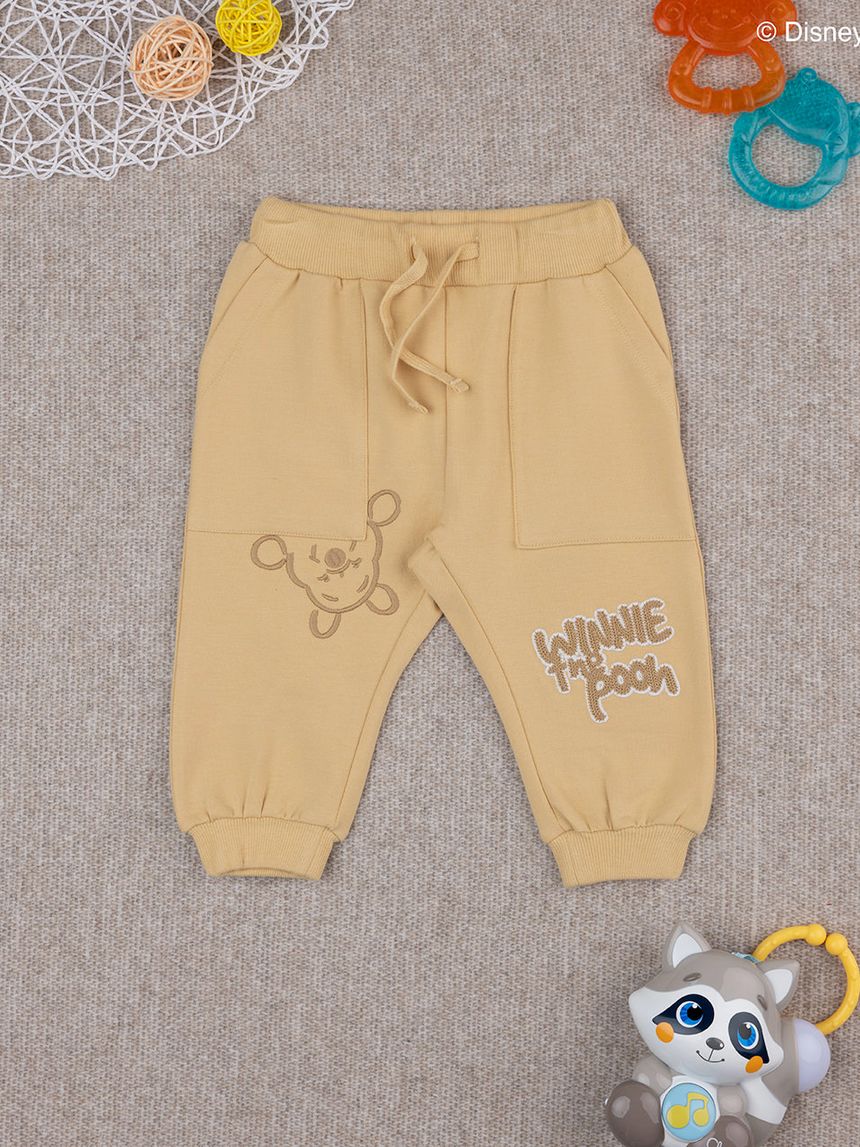 βρεφικό παντελόνι φόρμας κίτρινο winnie για αγόρι - Prénatal