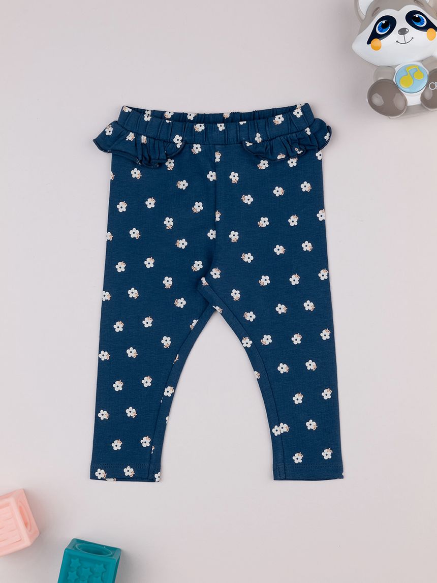 βρεφικό κολάν μπλε φλοράλ για κορίτσι - Prénatal