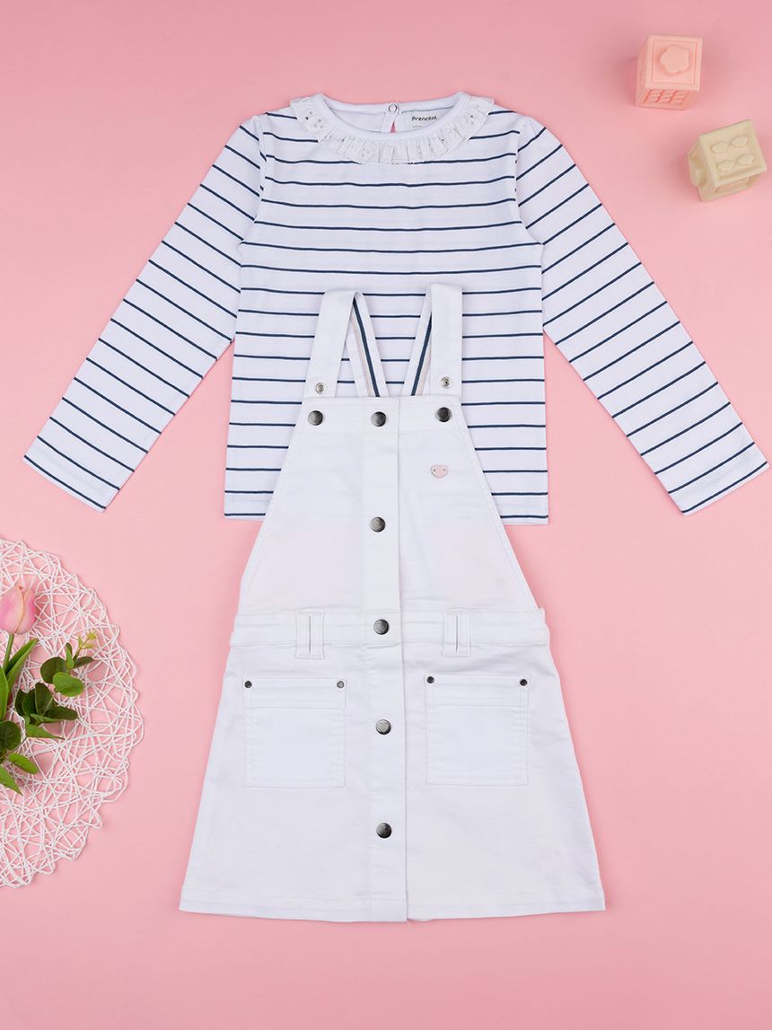 παιδικό σετ μπλούζα και φόρεμα για κορίτσι - Prénatal