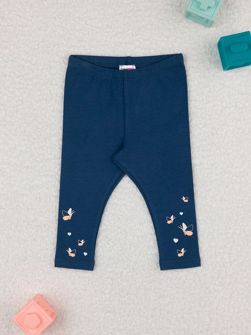 βρεφικό κολάν μπλε με πεταλούδες για κορίτσι - Prénatal