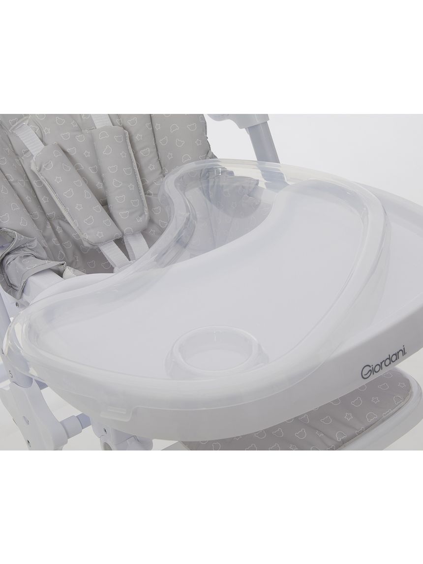 Giordani καρεκλάκι φαγητού g-snack grey teddy - Giordani