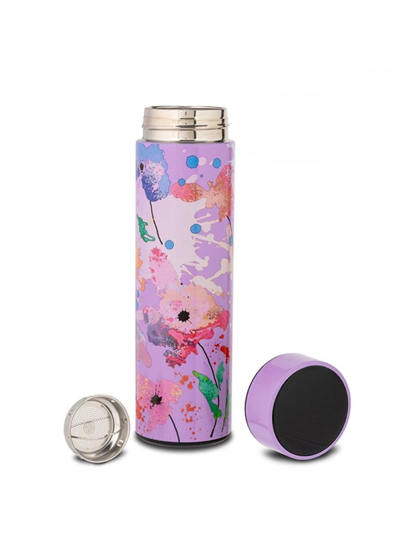 Nava θερμός ανοξείδωτο "we care" 500ml με φίλτρο και ψηφιακή ένδειξη θερμοκρασίας lilac 10-110-053 - Nava