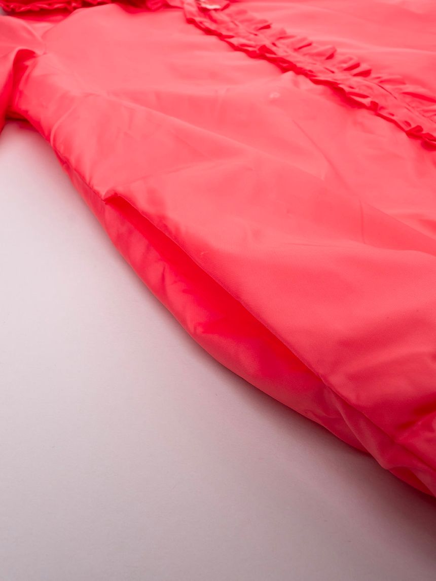 παιδικό αντιανεμικό μπουφάν κοραλί για κορίτσι - Prénatal