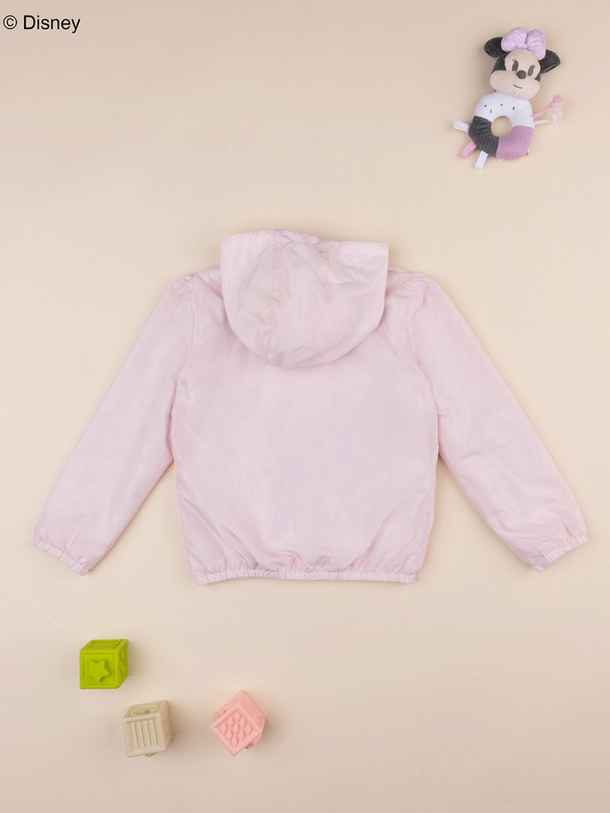 παιδικό μπουφάν αντιανεμικό ροζ minnie για κορίτσι - Prénatal