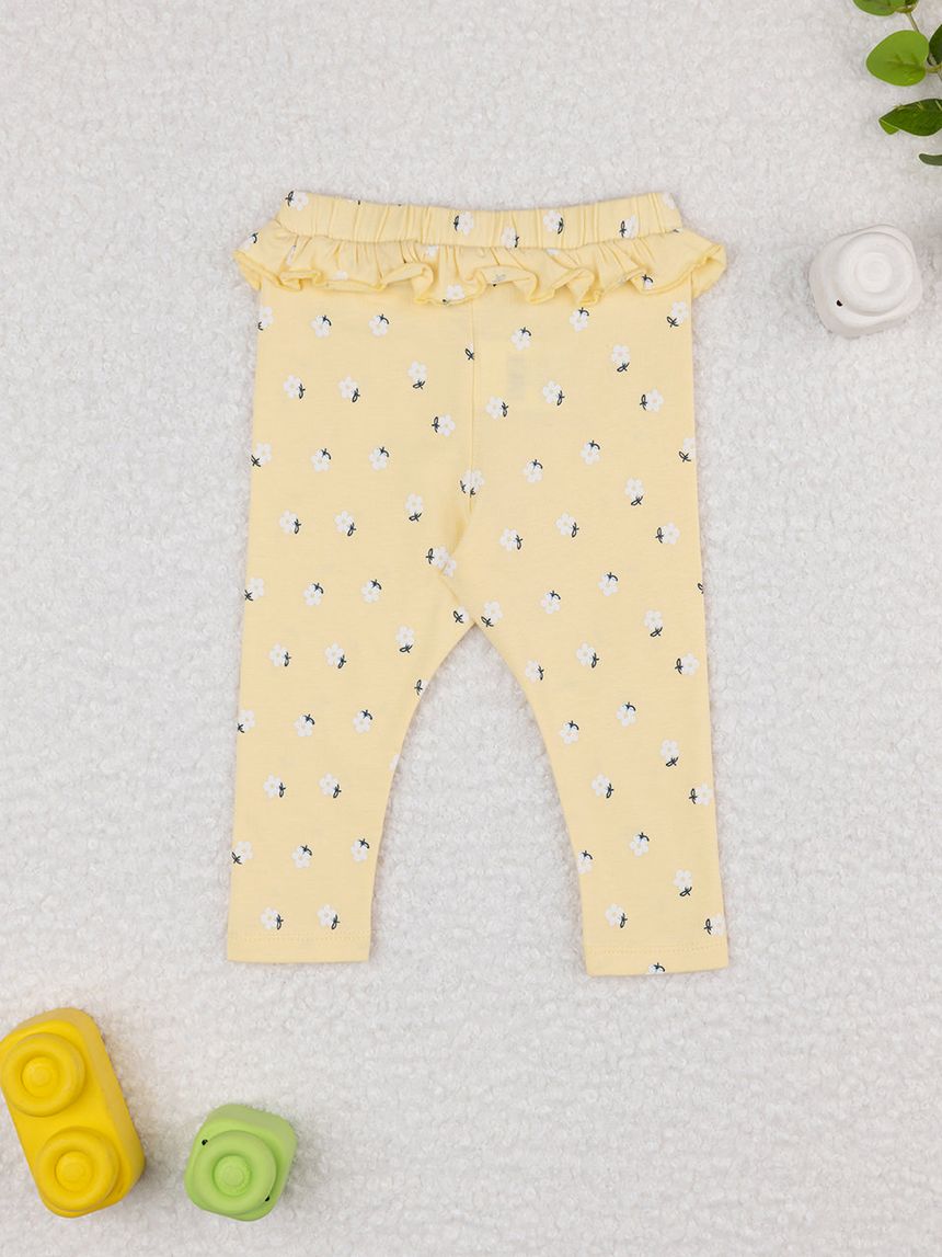 βρεφικό κολάν κίτρινο φλοράλ για κορίτσι - Prénatal