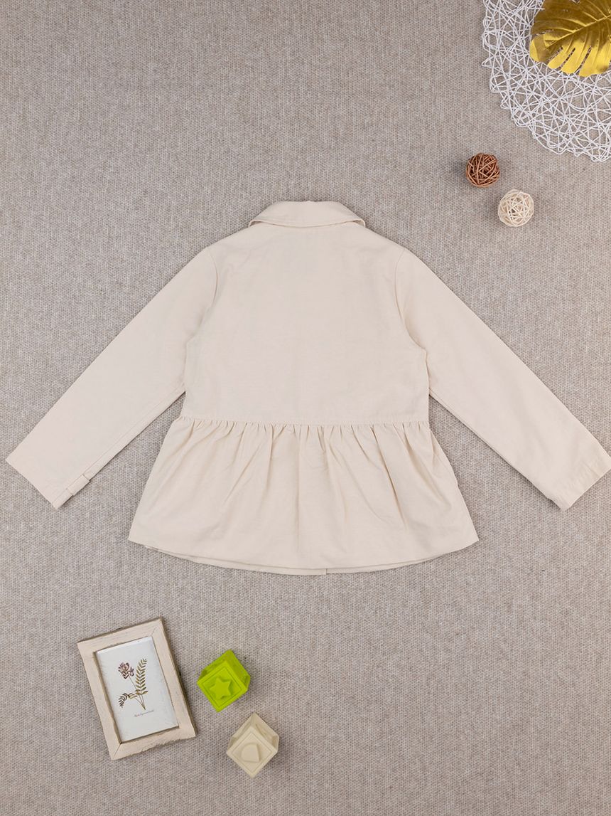 παιδικό trench coat μπεζ για κορίτσι - Prénatal