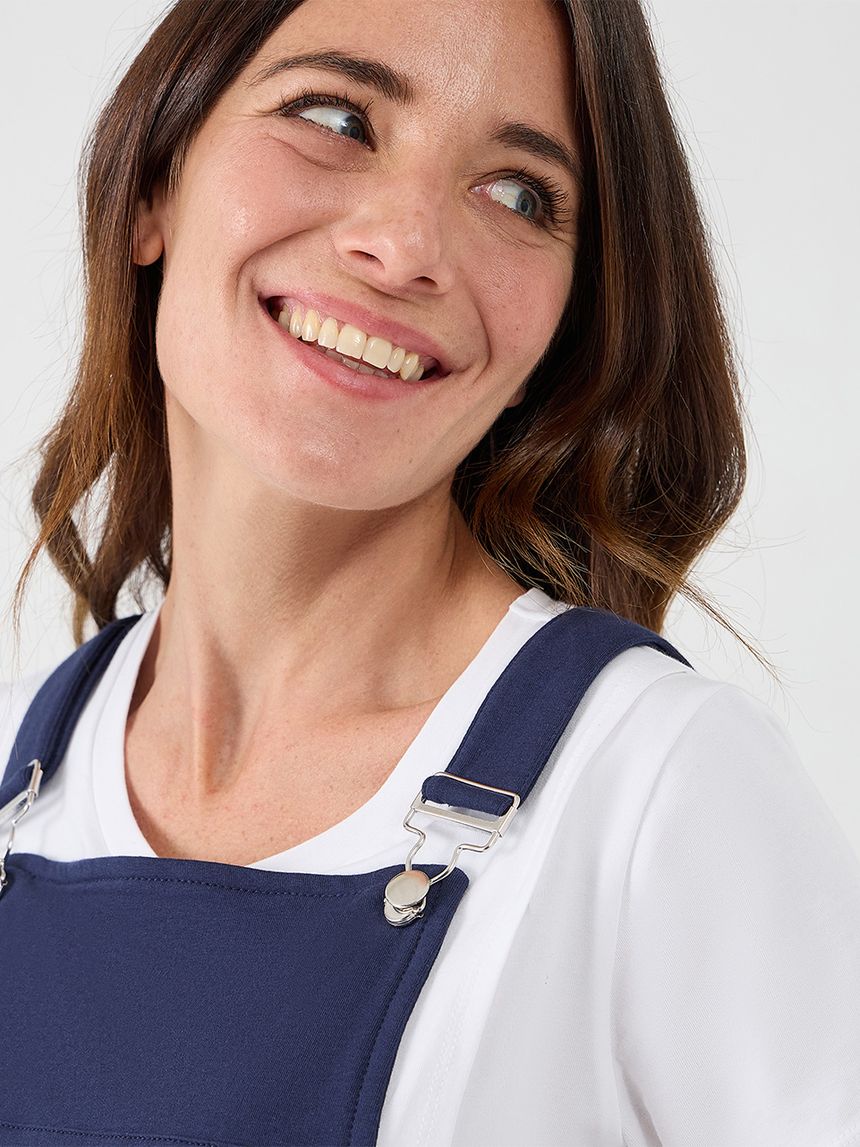 γυναικείο σετ σαλοπέτα και t-shirt εγκυμοσύνης/θηλασμού μπλε - Prénatal