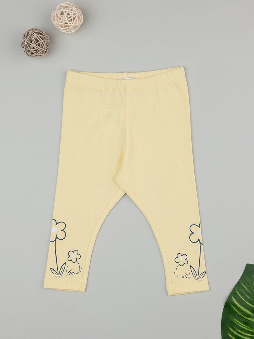 βρεφικό κολάν κίτρινο με λουλούδια για κορίτσι - Prénatal
