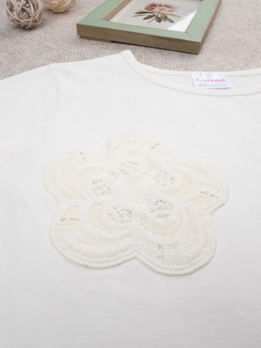 παιδικό t-shirt με λουλούδια elegant για κορίτσι - Prénatal