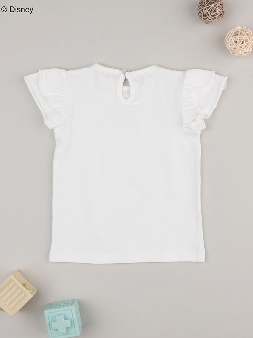 βρεφικό t-shirt λευκό minnie elegant για κορίτσι - Prénatal