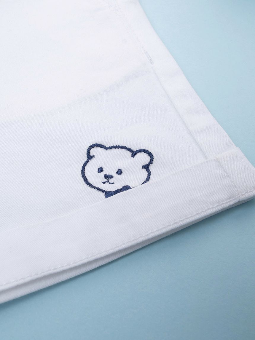 βρεφικό σορτσάκι twill λευκό elegant για αγόρι - Prénatal