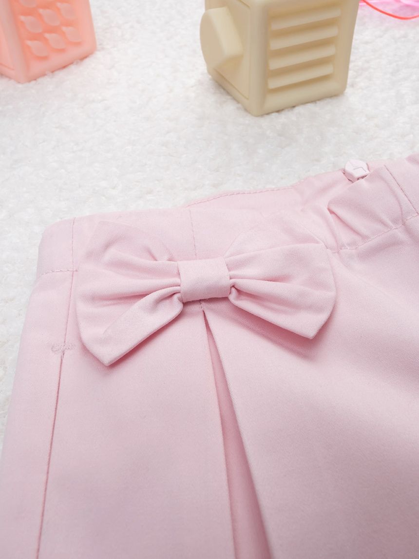 βρεφικό σορτσάκι ροζ elegant για κορίτσι - Prénatal