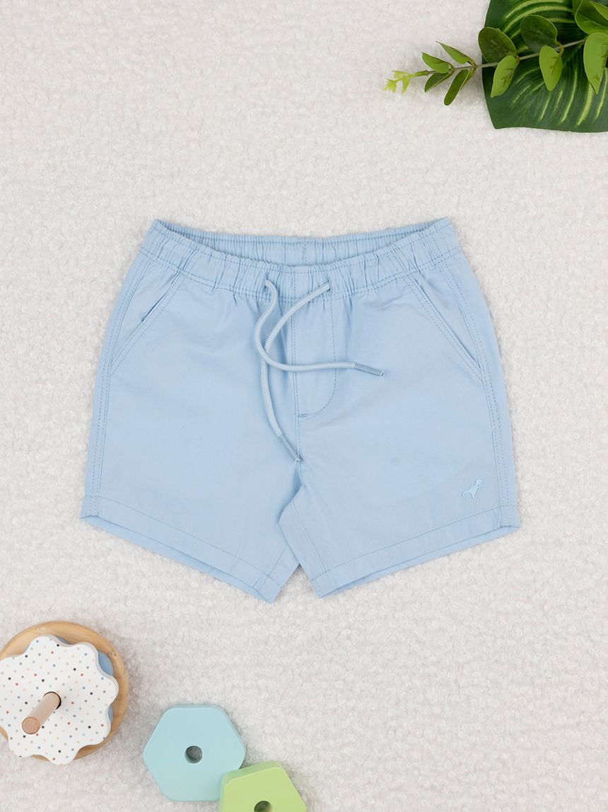 βρεφικό σορτσάκι γαλάζιο με δεινόσαυρο για αγόρι - Prénatal