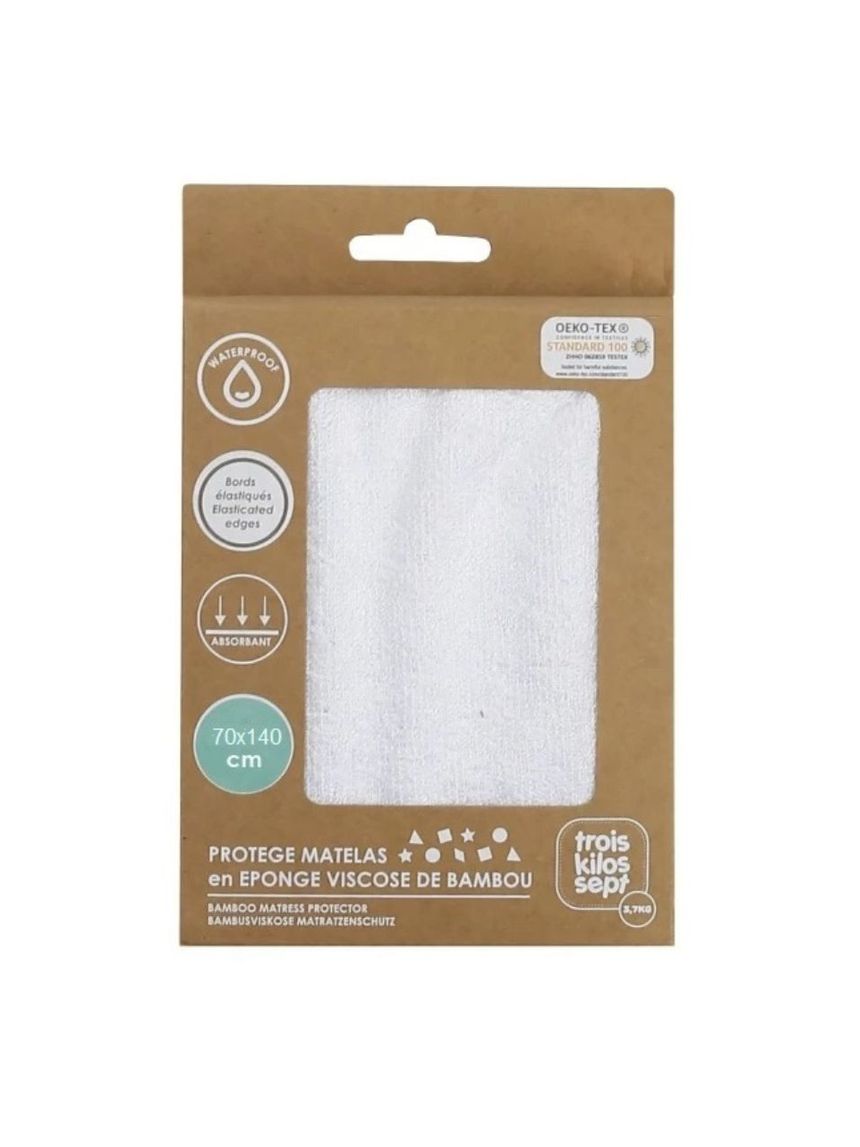 Trois kilos sept προστατευτικό στρώματος 70x140 bamboo 55-8165005 - TROIS KILOS SEPT