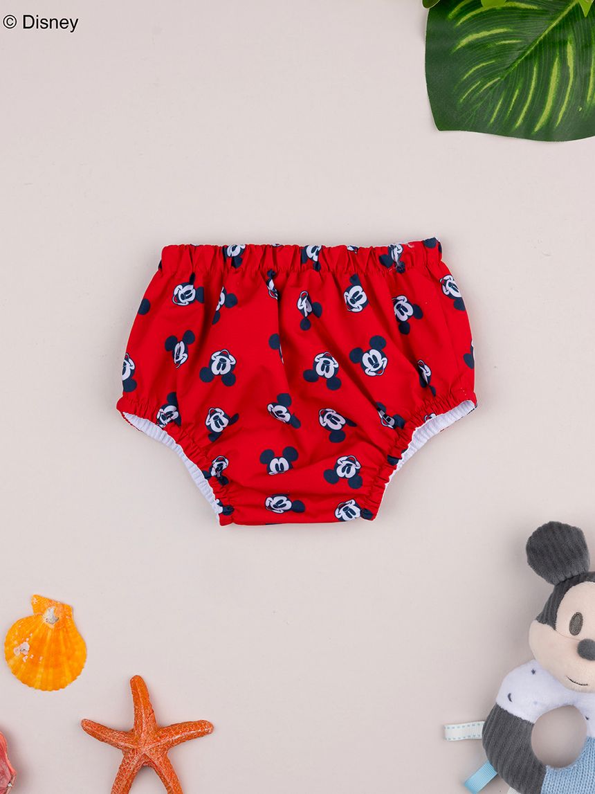 βρεφικό μαγιό πάνα κόκκινο mickey για αγόρι - Prénatal