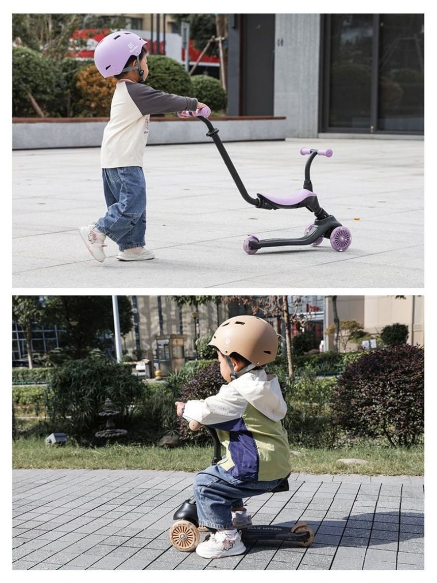 Qplay sema evo 5in1 scooter πατίνι violet 01-1212076-05 - QPLAY