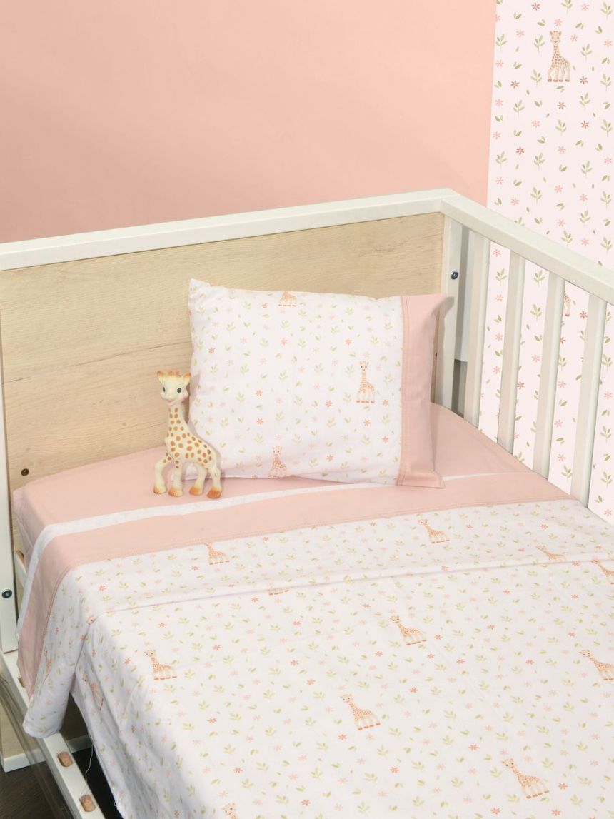 Sophie la girafe σεντόνια κούνιας 3 τεμ 110x170 σχέδιο 502 46-6706/502 - SOPHIE LA GIRAFE