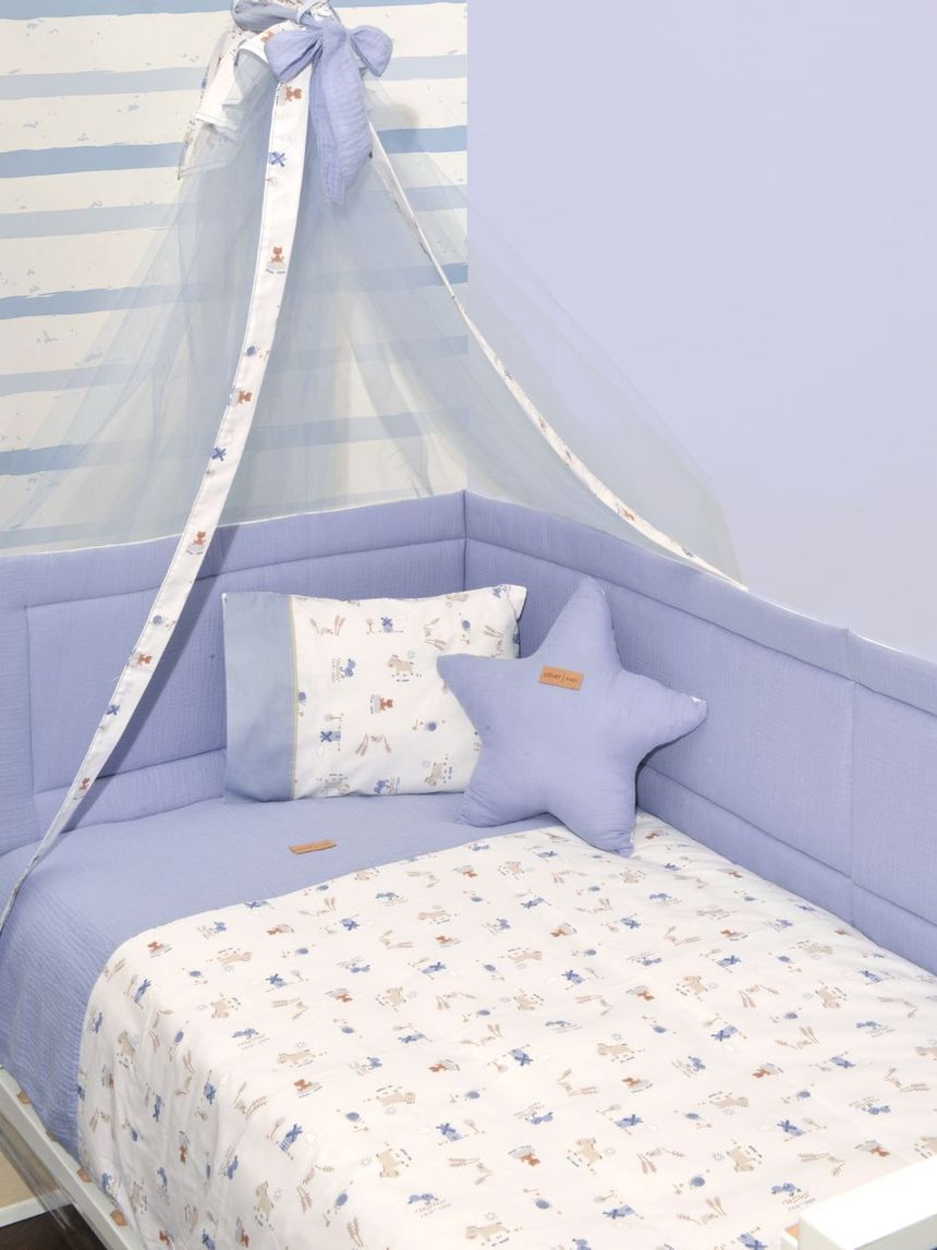 Baby oliver πάπλωμα & παπλοθήκη σχέδιο 414 ροζ κοτλέ βελουτέ 46-6700/414 - BABY OLIVER